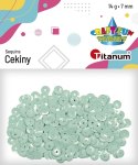 Cekiny Craft-Fun Series okrągłe 7mm seledyn 14g Titanum