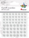 Kryształki Craft-Fun Series samoprzylepne 50 szt białe Titanum (DIY1801A)