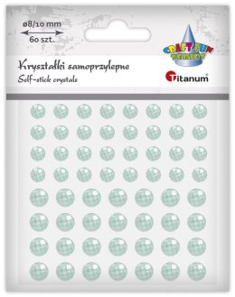 Kryształki Craft-Fun Series samoprzylepne 60 szt błękitny Titanum (DIY1801B)