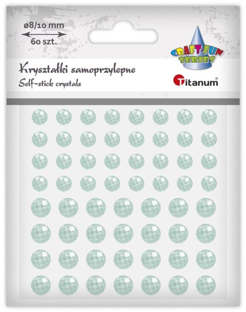 Kryształki Craft-Fun Series samoprzylepne 60 szt błękitny Titanum (DIY1801B)