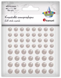 Kryształki Craft-Fun Series samoprzylepne 60 szt różowy jasny Titanum (DIY1801C)