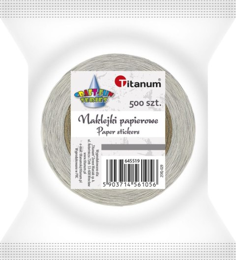 Naklejka (nalepka) Craft-Fun Series Małe zwierzątka Naklejki na rolce Titanum (25YQ-029)