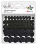 Rzepy Craft-Fun Series samoprzylepne czarne 3 rozmiary 69 szt Titanum (5903714546008)