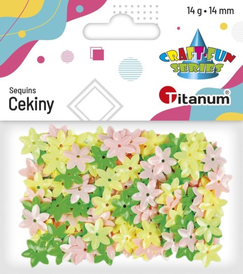 Cekiny Craft-Fun Series kwiatki mix 14g Titanum (CK053)