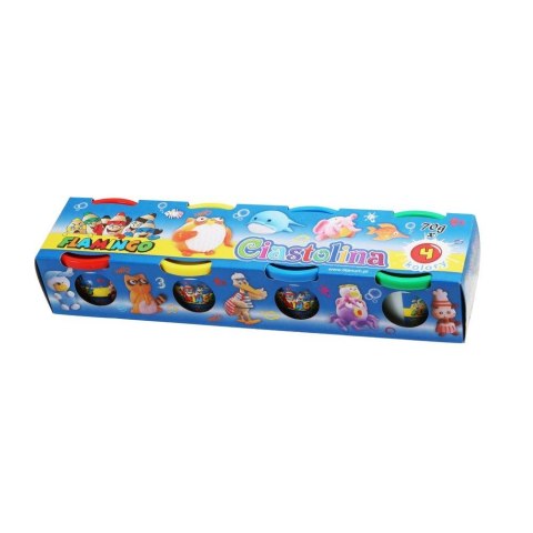 Ciastolina 4 kol. 280g Flamingo (3432) Ciastolina 4 kol. 280g Flamingo (3432)