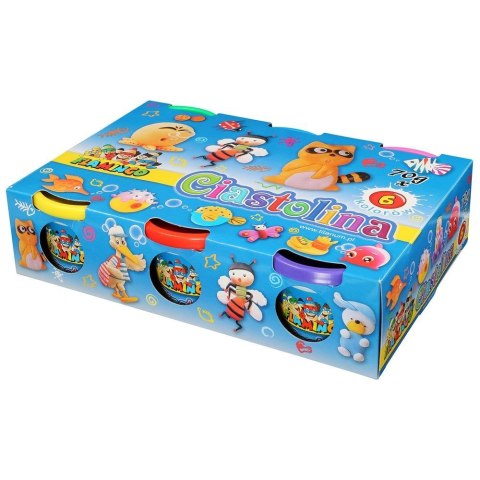 Ciastolina 6 kol. 420g Flamingo (3632) Ciastolina 6 kol. 420g Flamingo (3632)