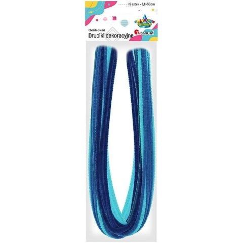 Drucik Craft-Fun Series kreatywny kolor: niebieski 500mm 15 szt Titanum (109 20 009)