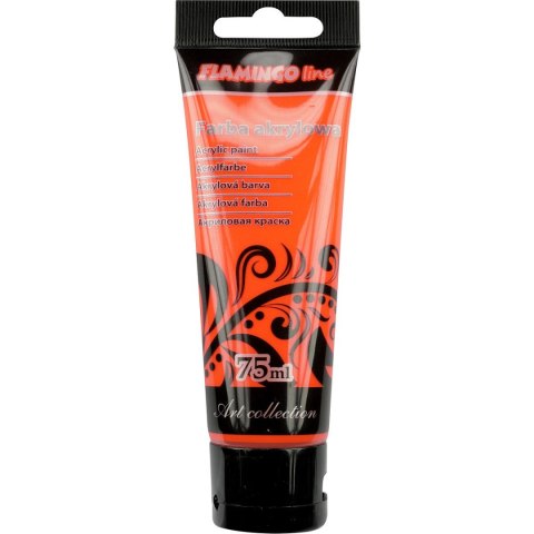 Farba akrylowa Fluo kolor: pomarańczowy 75ml Flamingo Line (103) Farba akrylowa Fluo kolor: pomarańczowy 75ml Flamingo Line (103)