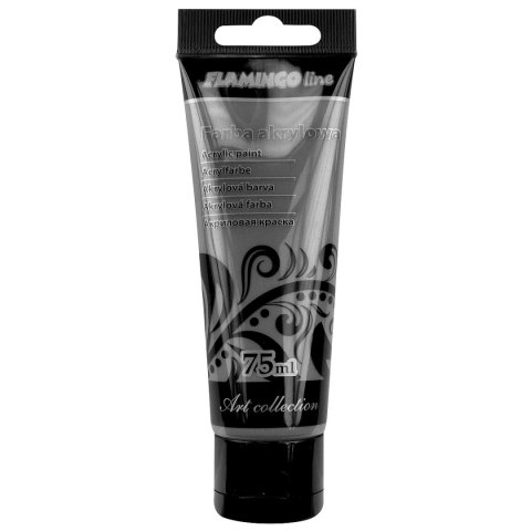 Farba akrylowa Perłowy kolor: grafitowy 75ml Flamingo Line (120) Farba akrylowa Perłowy kolor: grafitowy 75ml Flamingo Line (120)