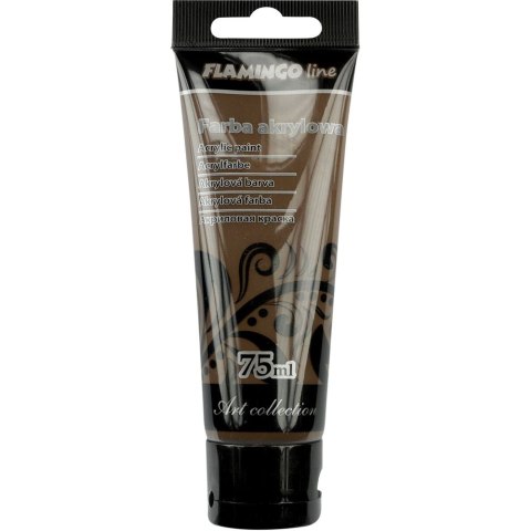 Farba akrylowa kolor: brązowy 75ml Flamingo Line (091) Farba akrylowa kolor: brązowy 75ml Flamingo Line (091)