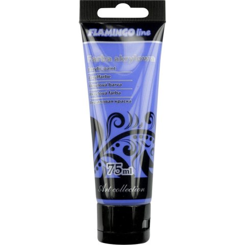 Farba akrylowa kolor: indygo 75ml Flamingo Line (075) Farba akrylowa kolor: indygo 75ml Flamingo Line (075)