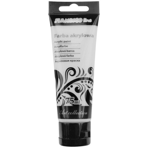 Farba akrylowa kolor: srebrny 75ml Flamingo Line (111) Farba akrylowa kolor: srebrny 75ml Flamingo Line (111)