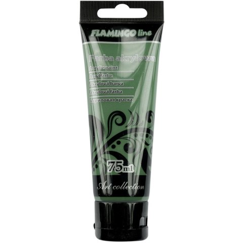 Farba akrylowa kolor: zielony ciemny 75ml Flamingo Line (049) Farba akrylowa kolor: zielony ciemny 75ml Flamingo Line (049)