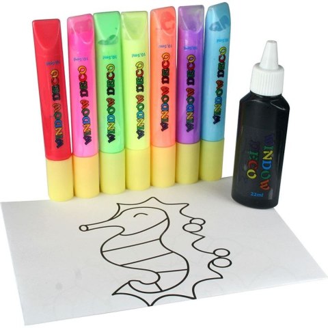 Farba do malowania na szkle 10,5ml 7 kolor. Titanum (4037) Farba do malowania na szkle 10,5ml 7 kolor. Titanum (4037)
