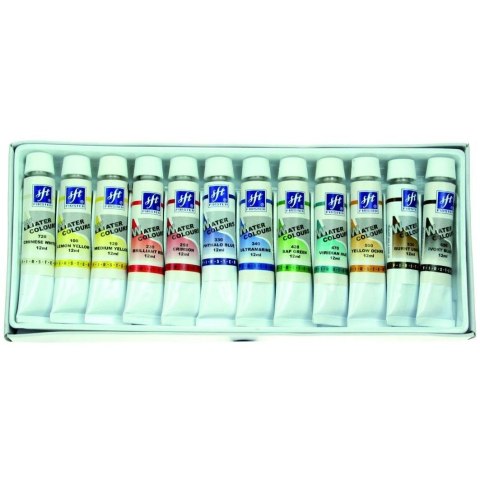 Farby akwarelowe w tubach 12ml 12 kolor. Firster (FWC-121) Farby akwarelowe w tubach 12ml 12 kolor. Firster (FWC-121)