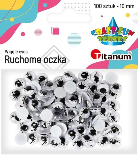Oczka Craft-Fun Series 10mm 100 szt Titanum (ORZ003) Oczka Craft-Fun Series 10mm 100 szt Titanum (ORZ003)