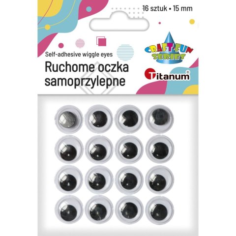 Oczka Craft-Fun Series 15mm 16 szt Titanum (JB-002) Oczka Craft-Fun Series 15mm 16 szt Titanum (JB-002)
