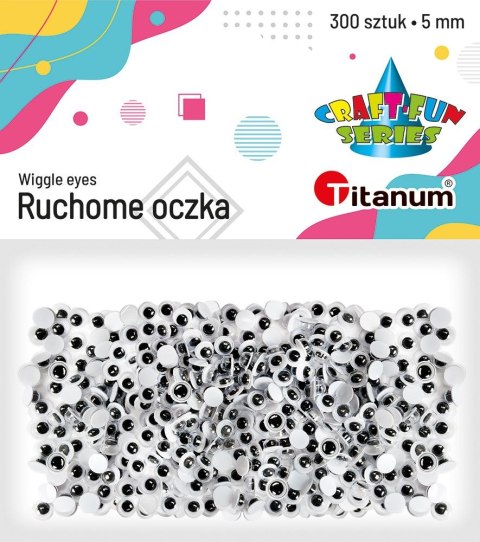 Oczka Craft-Fun Series 5mm 300 szt Titanum (O001) Oczka Craft-Fun Series 5mm 300 szt Titanum (O001)