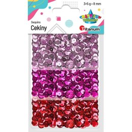Cekiny Craft-Fun Series 8mm mix Titanum (BEF-007)