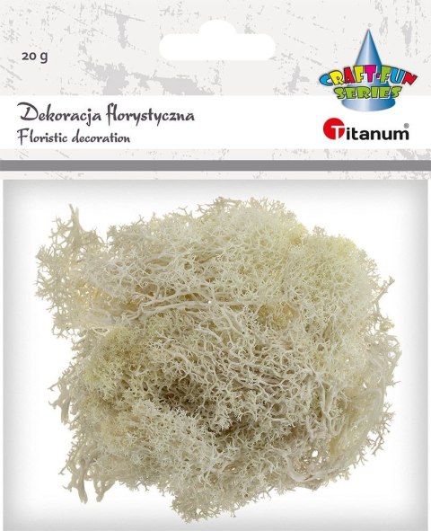 Dekoracja Craft-Fun Series dekoracja florystyczna mech chrobotek Titanum (2324045 BG) Dekoracja Craft-Fun Series dekoracja florystyczna mech chrobotek Titanum (2324045 BG)