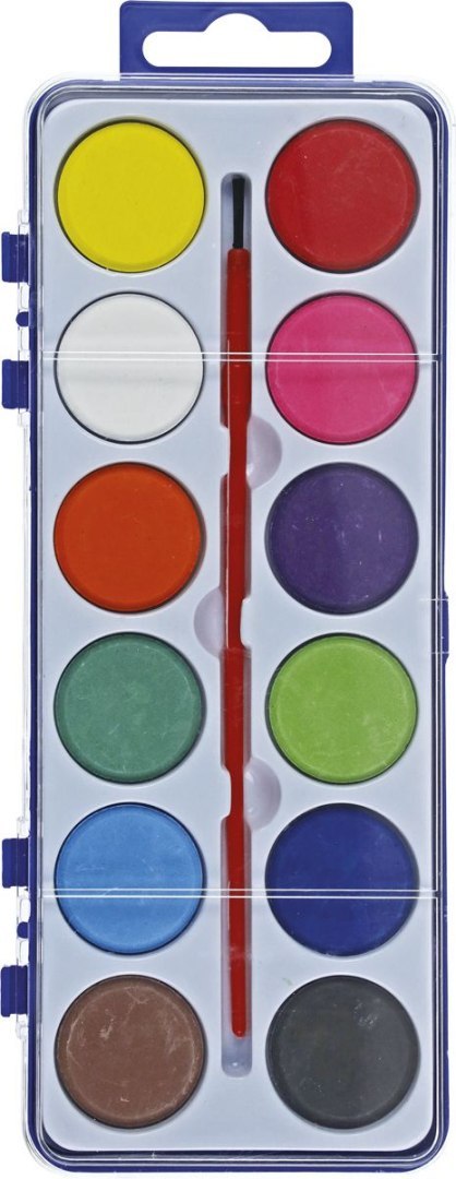 Farby akwarelowe 12 kolor. Flamingo (FL-12K28PUD) Farby akwarelowe 12 kolor. Flamingo (FL-12K28PUD)
