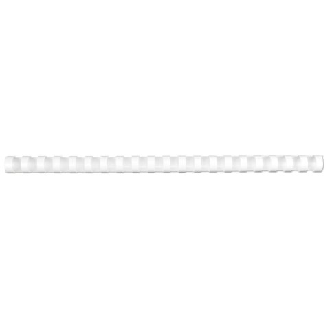Grzbiety do bindowania A4 biały plastik śr. 14mm Titanum Grzbiety do bindowania A4 biały plastik śr. 14mm Titanum