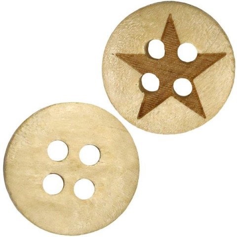 Guziki Craft-Fun Series 13mm naturalny 30 szt Titanum (WDY200) Guziki Craft-Fun Series 13mm naturalny 30 szt Titanum (WDY200)