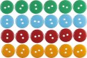 Guziki Craft-Fun Series samoprzylepne 12mm mix 66 szt Titanum (21XZ1216-11)