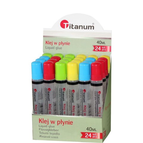 Klej w płynie 40ml Titanum (40P) Klej w płynie 40ml Titanum (40P)