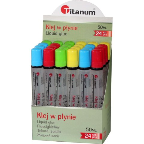 Klej w płynie 50ml Titanum (50P) Klej w płynie 50ml Titanum (50P)
