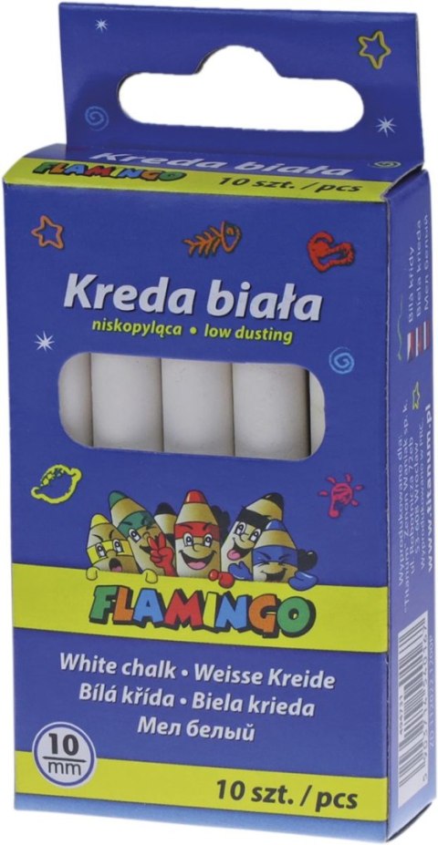 Kreda kolor: biała 10 szt Flamingo (5801W10) Kreda kolor: biała 10 szt Flamingo (5801W10)
