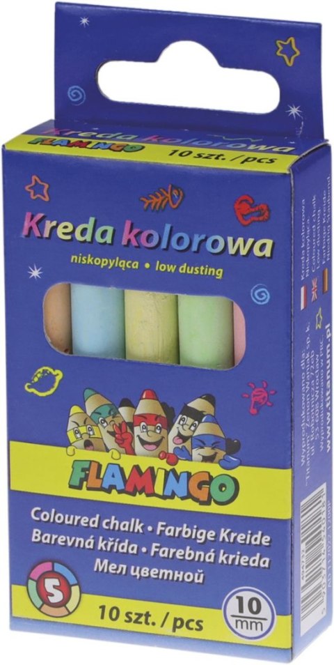 Kreda kolor: mix 10 szt Flamingo (5801C10) Kreda kolor: mix 10 szt Flamingo (5801C10)