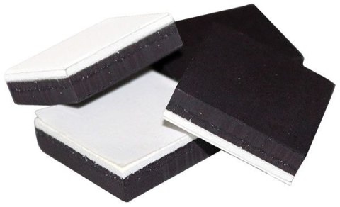 Magnes Craft-Fun Series kwadraty samoprzylepne czarne [mm:] 25,4x25,4 Titanum 4 sztuk