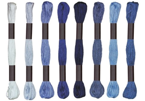 Mulina Craft-Fun Series tonacja niebieska 8 kol. Titanum (21DT0514-1) Mulina Craft-Fun Series tonacja niebieska 8 kol. Titanum (21DT0514-1)