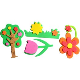 Naklejka (nalepka) Craft-Fun Series pianka - kwiatki, drzewa Titanum (EB650D)