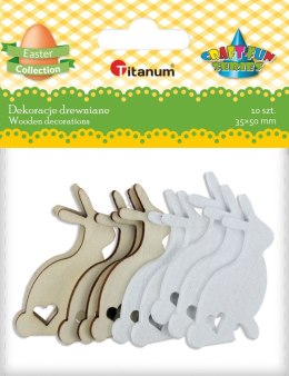 Ozdoba drewniana Craft-Fun Series Króliczki Titanum (2324002)