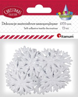 Ozdoba materiałowa Craft-Fun Series Śnieżynki Titanum (MTCR-BY387)
