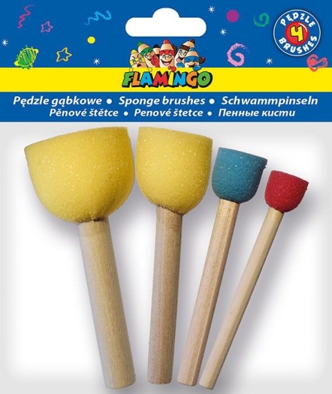 Pędzel drewniany uchwyt Flamingo (SR-B3) Pędzel drewniany uchwyt Flamingo (SR-B3)