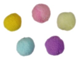 Pompony Craft-Fun Series Pastelowe poliestrowe mix 60 szt Titanum (20721-3)