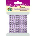 Taśma ozdobna Craft-Fun Series z kryształkami 4x1,5 [mm x m] fioletowa Titanum (0,6x150cm)