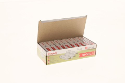 Zszywki 24/8 24/8 500szt 500 szt Titanum Zszywki 24/8 24/8 500szt 500 szt Titanum