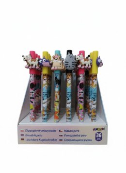 Długopis wymazywalny ZWIERZAKI wkład niebieski 0,7mm Fun&Joy (FJ01021094)