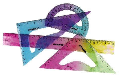 Komplet geometryczny 4 el. Flamingo (FLKR973390)