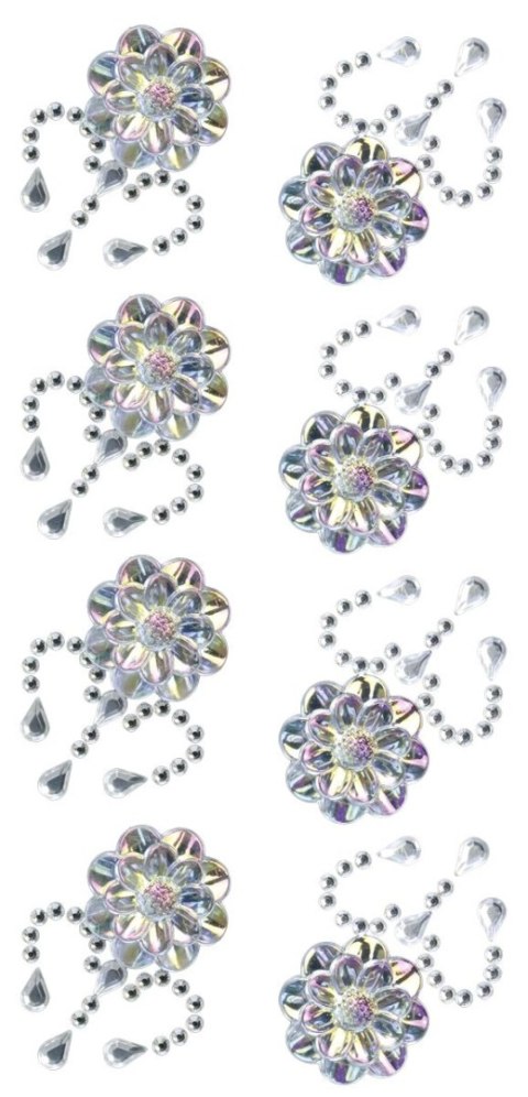 Kryształki Craft-Fun Series kwiaty srebrne Titanum (25BJ033141-1)