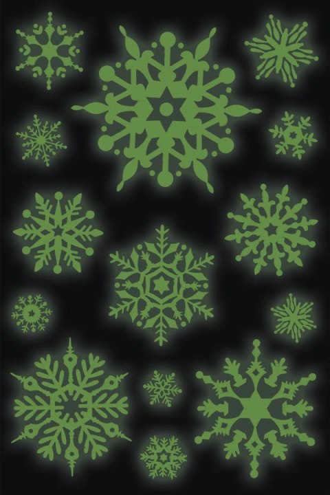 Naklejka (nalepka) Craft-Fun Series Śniezynki Titanum (CMS-008)