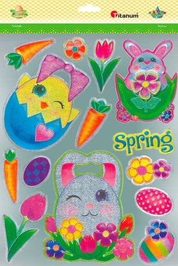 Naklejka (nalepka) Craft-Fun Series foliowa Wielkanoc maxi Titanum (TZL02)