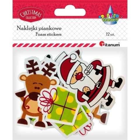 Naklejka (nalepka) Craft-Fun Series pianka Boże Narodzenie Titanum (20614)
