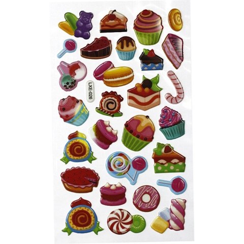 Naklejka (nalepka) Craft-Fun Series słodycze Titanum (LXE-026)