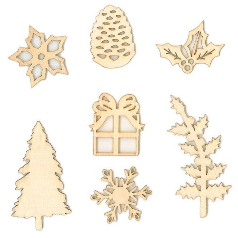 Ozdoba drewniana Craft-Fun Series Boże Narodzenie Titanum (AQE19118-16)