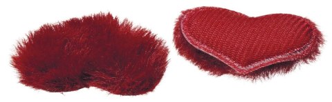 Ozdoba materiałowa Craft-Fun Series serca futerkowe Titanum (231006)